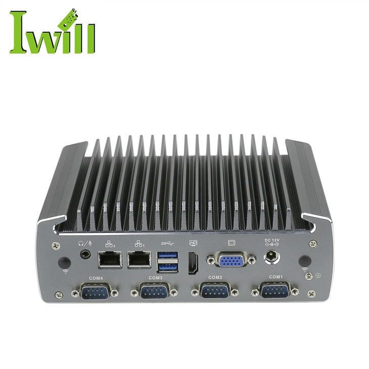 Fansiz 6-avlod I3 i5 i7 Industrial Box PC