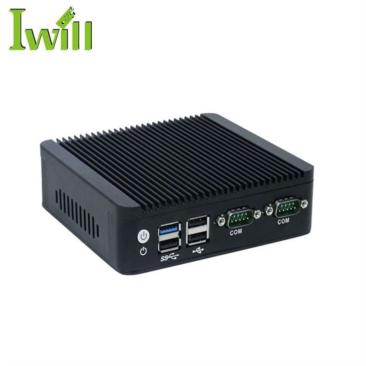 X86 Mini Computer J1900 CPU Fanless PC